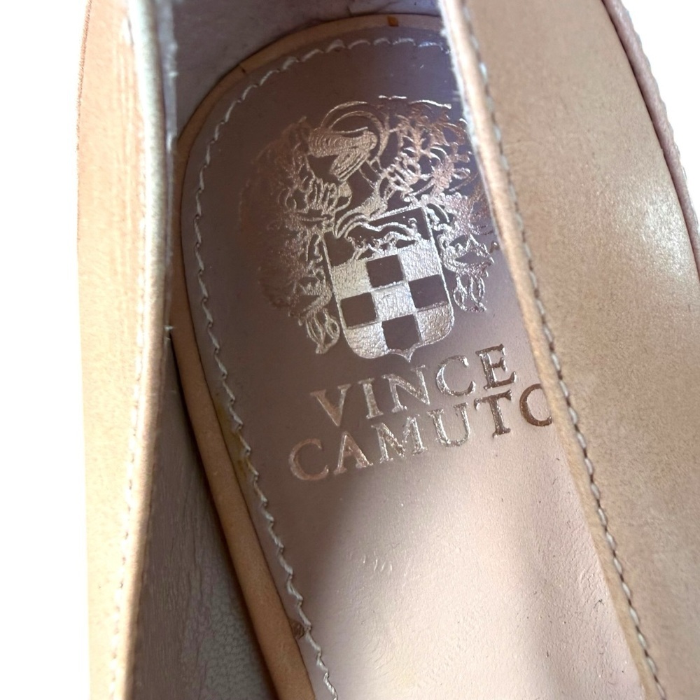 Vince Camuto Morning Leather High Heels Platform Pumps Size 9 - Picture 10 of 16